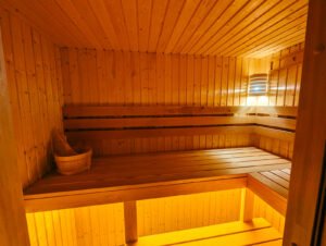 Bespoke sauna built by Nooth in Cornwall