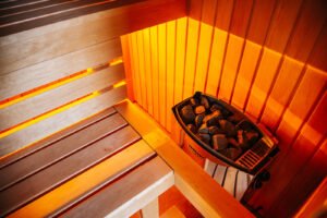 Bespoke sauna built by Nooth in Cornwall